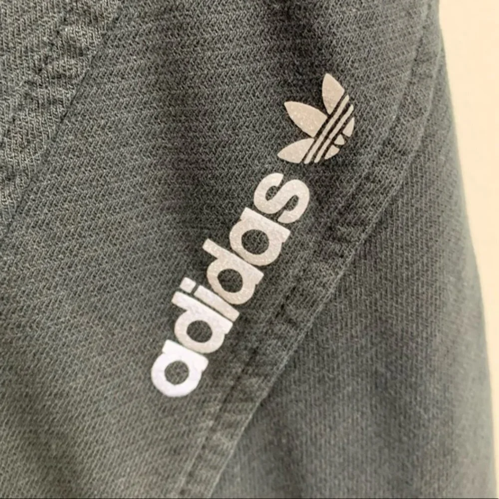Adidas Black Sweatpant Lounge Shorts